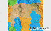 Satellite Map of Namiquipa, political outside