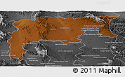 Physical Panoramic Map of Namiquipa, desaturated