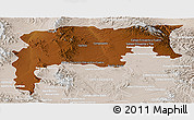 Physical Panoramic Map of Namiquipa, lighten