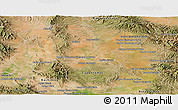 Satellite Panoramic Map of Namiquipa