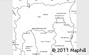 Blank Simple Map of Namiquipa
