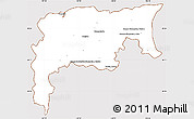 Classic Style Simple Map of Namiquipa, cropped outside