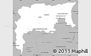 Gray Simple Map of Namiquipa