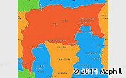 Political Simple Map of Namiquipa