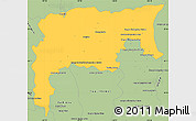 Savanna Style Simple Map of Namiquipa