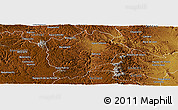 Physical Panoramic Map of Nonoava