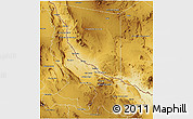 Physical 3D Map of Ojinaga