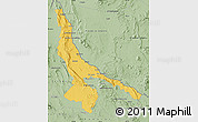 Savanna Style Map of Ojinaga