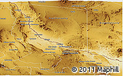 Physical Panoramic Map of Ojinaga