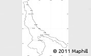 Blank Simple Map of Ojinaga, cropped outside