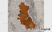 Physical 3D Map of Riva Palacio, lighten, semi-desaturated