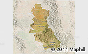 Satellite 3D Map of Riva Palacio, lighten