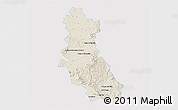 Shaded Relief 3D Map of Riva Palacio, single color outside