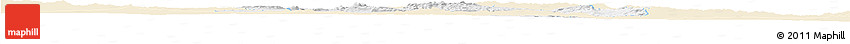 Classic Style Horizon Map of Riva Palacio, single color outside