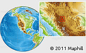 Physical Location Map of Riva Palacio