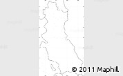 Blank Simple Map of Riva Palacio, no labels