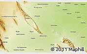 Physical 3D Map of Escobedo