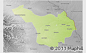 Physical 3D Map of Jimenez, desaturated