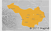 Political 3D Map of Jimenez, lighten, desaturated