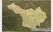Satellite 3D Map of Jimenez, darken