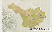 Satellite 3D Map of Jimenez, lighten