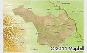 Satellite 3D Map of Jimenez, physical outside