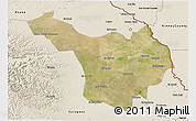 Satellite 3D Map of Jimenez, shaded relief outside