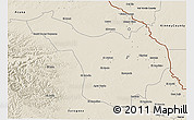 Shaded Relief 3D Map of Jimenez