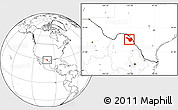 Blank Location Map of Jimenez