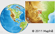Physical Location Map of Jimenez