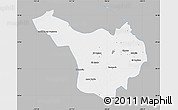 Gray Map of Jimenez, single color outside
