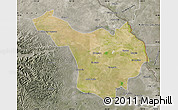 Satellite Map of Jimenez, semi-desaturated