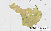 Satellite Map of Jimenez, single color outside