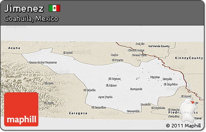 Classic Style Panoramic Map of Jimenez