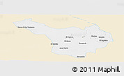 Classic Style Panoramic Map of Jimenez, single color outside