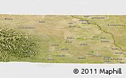 Satellite Panoramic Map of Jimenez