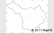 Blank Simple Map of Jimenez, cropped outside, no labels