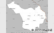 Gray Simple Map of Jimenez