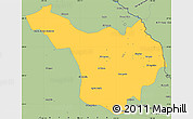 Savanna Style Simple Map of Jimenez