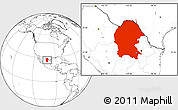 Blank Location Map of Coahuila