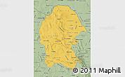 Savanna Style Map of Coahuila