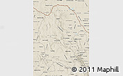 Shaded Relief Map of Coahuila