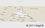 Classic Style Panoramic Map of Piedras Negras