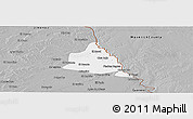 Gray Panoramic Map of Piedras Negras
