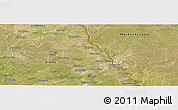 Satellite Panoramic Map of Piedras Negras