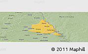 Savanna Style Panoramic Map of Piedras Negras