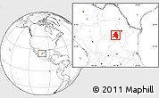 Blank Location Map of Saltillo