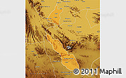 Political Map of Torreon, physical outside
