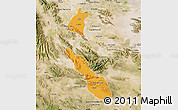 Political Map of Torreon, satellite outside