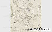 Shaded Relief Map of Torreon